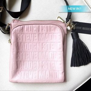 STEVE MADDEN Taupe Black Gold Cross-body Bag 💼